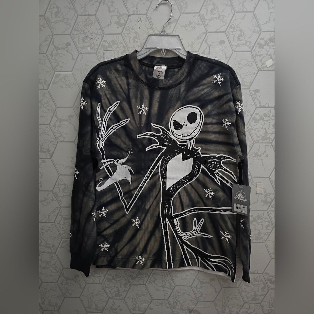 Men's The Nightmare Before Christmas Crew Neck Pullover Sweatshirt, Size XS